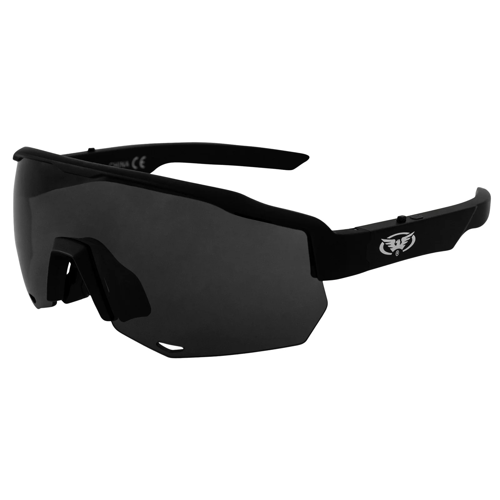 New Attitude glasses by global vision eyewear black frame with yellow lens 4